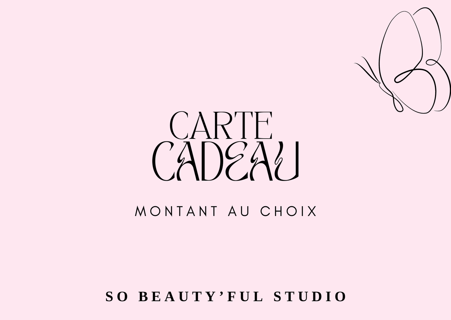 Carte Cadeau So Beauty'Ful